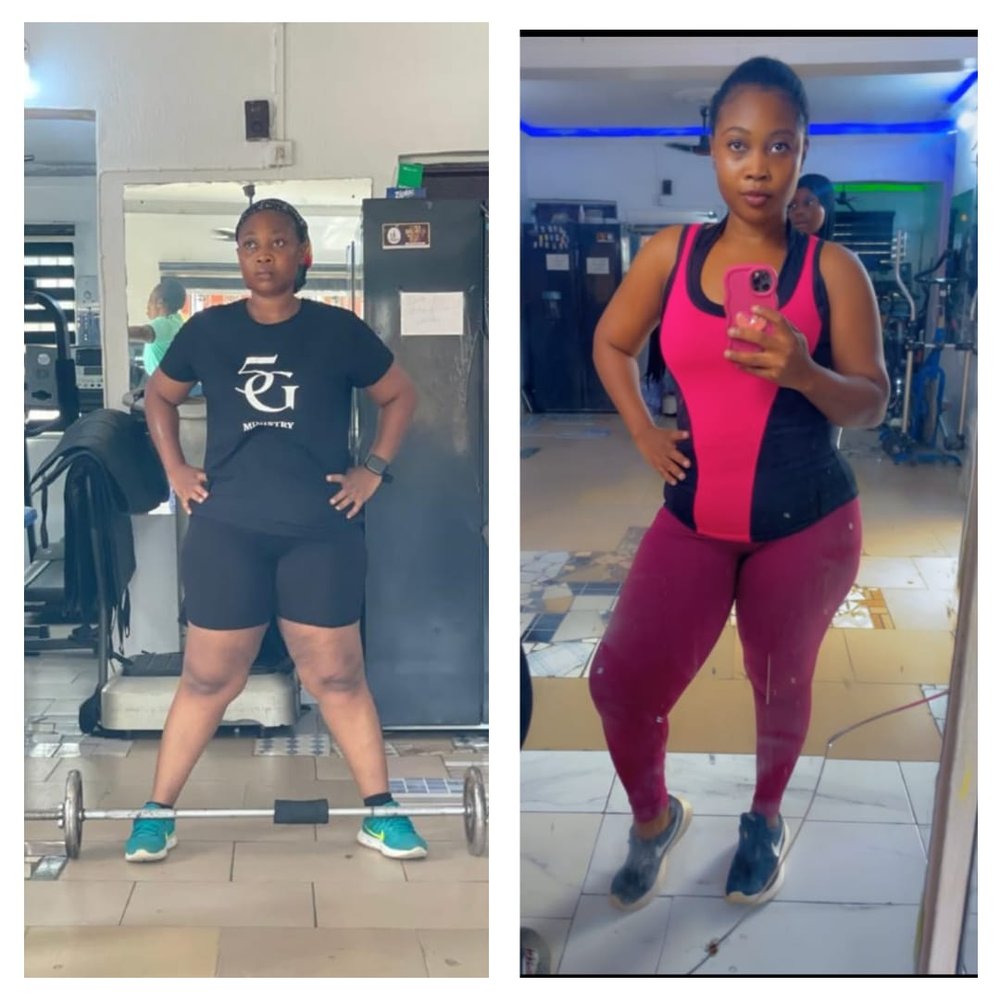 Member before and after transformation, side by side